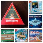 6 gezelschapsspellen compleet, Hobby en Vrije tijd, Gezelschapsspellen | Overige, Ophalen of Verzenden, Zo goed als nieuw