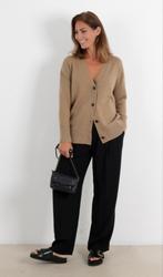 Vince / Joseph cashmere wolmix dames vest bruin s/ m, Kleding | Dames, Ophalen of Verzenden, Zo goed als nieuw, Bruin, Lang