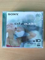 SONY CD-R 80MIN. 10CDRM80 Geschikt Voor Audio CD Recorders *, Ophalen of Verzenden, Nieuw, Cd, Sony