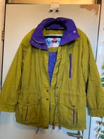 Vintage Jas - Groen/Paars, Kleding | Dames, Jassen | Zomer, Verzenden, Gedragen, Maat 38/40 (M), Groen