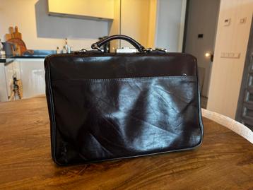 Mutsaers Laptoptas/Aktetas Donkerbruin - Zo Goed Als Nieuw beschikbaar voor biedingen