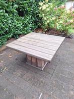 Tuintafel hout, Ophalen, Gebruikt, Vierkant, Hout