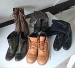 Partij leren laarzen/laarsjes/wandelschoenen 38/39/40, Kleding | Dames, Schoenen, Verzenden, Nieuw, Bruin, Wandelschoenen
