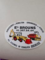 753 Ets Brouns Sticker - Grondwerken & Afbraak, Ophalen of Verzenden