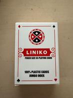 Plastic Poker Kaarten JUMBO INDEX - Nieuw!, Ophalen of Verzenden, Nieuw, Speelkaart(en)