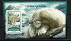 togo 2016 pf blok ijsberen zoogdieren wildlife 1, Ophalen of Verzenden, Postfris, Dier of Natuur