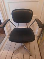 Vintage skai burostoel jaren 60, Ophalen, Gebruikt