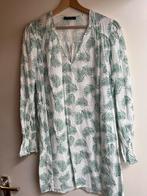 Trendydol jurk jurkje luchtig S 36 zomers wit groen Palm kor, Ophalen of Verzenden