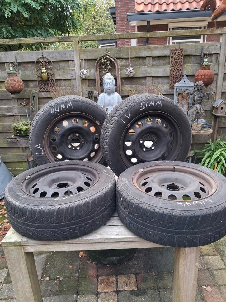 4 Viking snowtech winterbanden met velg, Auto diversen, Auto-accessoires, Ophalen