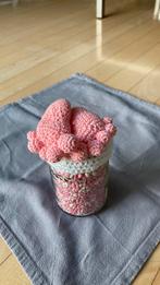 Potje met roze Geboortemuisjes, Ophalen of Verzenden, Nieuw, Kraamcadeau