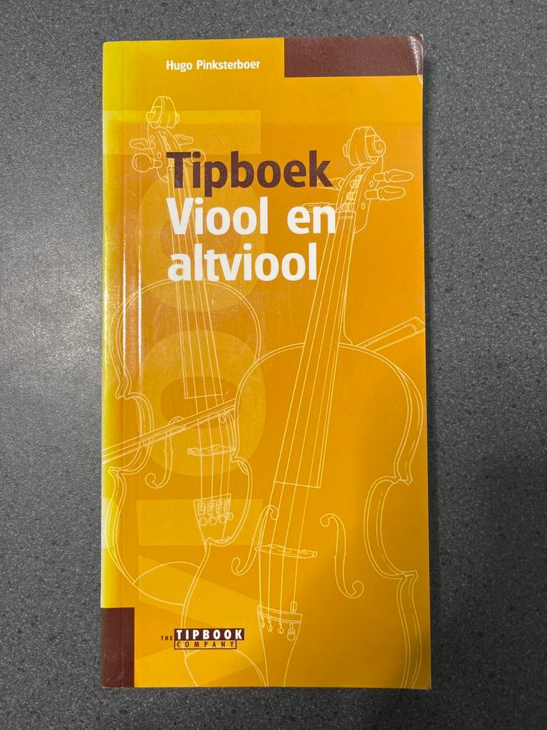 Tipboek Viool en Altviool - Hugo Pinksterboer, Ophalen of Verzenden, Zo goed als nieuw, Instrument