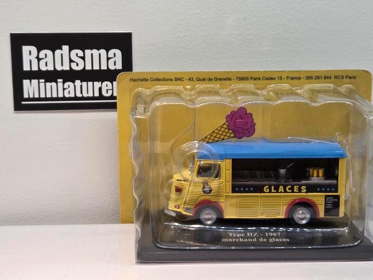 Citroën HY - ijscokar - foodtruck - 1:43 Ixo altaya, Hobby en Vrije tijd, Modelauto's | 1:43, Nieuw, Auto, Overige merken, Ophalen of Verzenden