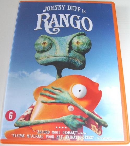Dvd *** RANGO *** Een eigenzinnige huiskameleon, Cd's en Dvd's, Dvd's | Tekenfilms en Animatie, Zo goed als nieuw, Tekenfilm, Vanaf 6 jaar
