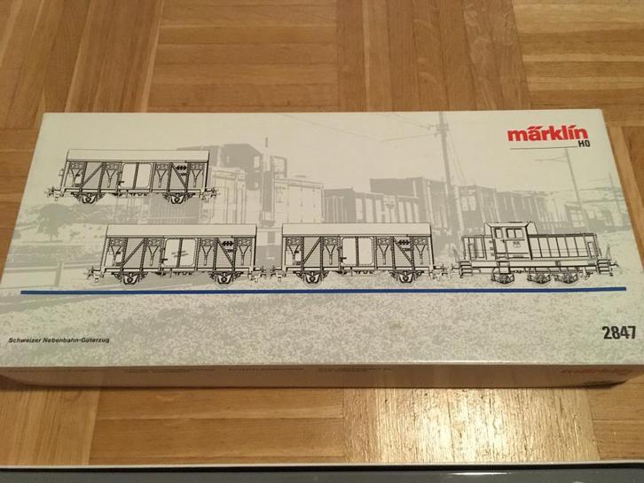 Marklin 2847 SBB/CFF Zwitserse spoorwegen, Hobby en Vrije tijd, Modeltreinen | H0, Nieuw, Wagon, Wisselstroom, Märklin, Ophalen of Verzenden