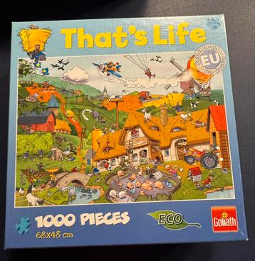That’s life puzzel - de boerderij 1000 stukjes Goliath beschikbaar voor biedingen