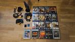Ps2 slim met 17 games, Spelcomputers en Games, Shooter, 2 spelers, Ophalen of Verzenden, Zo goed als nieuw