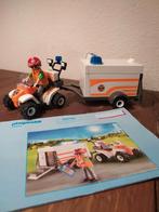 Playmobil 70053 city life Eerste hulp quad met aanhanger, Ophalen of Verzenden, Zo goed als nieuw, Complete set