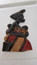 afrikaans houten wand decoratie snijwerk, Antiek en Kunst, Kunst | Beelden en Houtsnijwerken, Ophalen of Verzenden