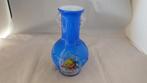 prachtige blauwe vaas van Murano glas, Huis en Inrichting, Gebruikt, Blauw, Ophalen of Verzenden, Glas