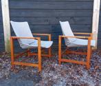 Vintage design Niko Kralj shell lounge chairs set zeldzaam, Huis en Inrichting, Metaal, Minder dan 75 cm, Gebruikt, 50 tot 75 cm