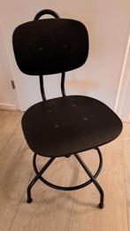 Bureaustoeltje IKEA KULLABERG zwart, hout, Huis en Inrichting, Stoelen, Ophalen, Gebruikt, Zwart, Eén