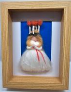 Schilderijtje Lucia, Hobby en Vrije tijd, Vilt, Ophalen of Verzenden, Zo goed als nieuw, Figuurtje(s)