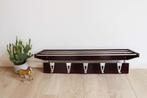 Vintage kapstok. Retro Mid Century design wandkapstok, Huis en Inrichting, O, O, Minder dan 100 cm, Hout