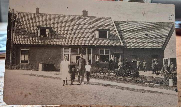 Foto/ansichtkaart 1939 boerderij Leidsche straatweg Leiden, Verzamelen, Foto's en Prenten, Gebruikt, Foto, Overige onderwerpen
