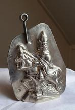 Oude dubbele chocoladevorm:  Sinterklaas op dak (+klemmetje), Ophalen of Verzenden