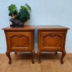 Set Vintage nachtkastjes bijzetkastjes in Queen Ann stijl 02, Valkenswaard, Gebruikt, Info@flashbackfurniture.nl, Flashback Furniture