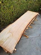 Mooi eiken schaaldelen 230x50/60x4 cm