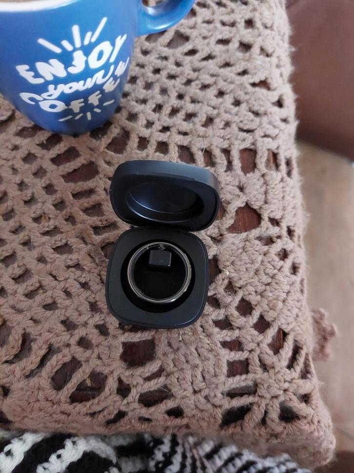 Smart Ring, Sieraden, Tassen en Uiterlijk, Ringen, Nieuw, Dame of Heer, Zwart, Ophalen of Verzenden