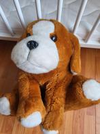 Mooie grote pluche hond, Kinderen en Baby's, Speelgoed | Knuffels en Pluche, Ophalen, Zo goed als nieuw, Hond