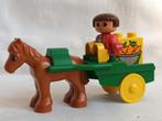 Vintage duplo set 2695 Paard en wagen, Ophalen of Verzenden, Zo goed als nieuw, Duplo
