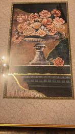 Bloemenstilleven in Gouden Lijst, Ophalen of Verzenden, Oorspronkelijke maker, 50 tot 75 cm, Print