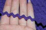 Galon / zigzag band 6mm - paars #1420, Ophalen of Verzenden, Nieuw, Lint, Band of Elastiek