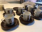 10 Koffiekopjes/schotel Klokkenservies Nutroma, Mitterteich, Ophalen of Verzenden