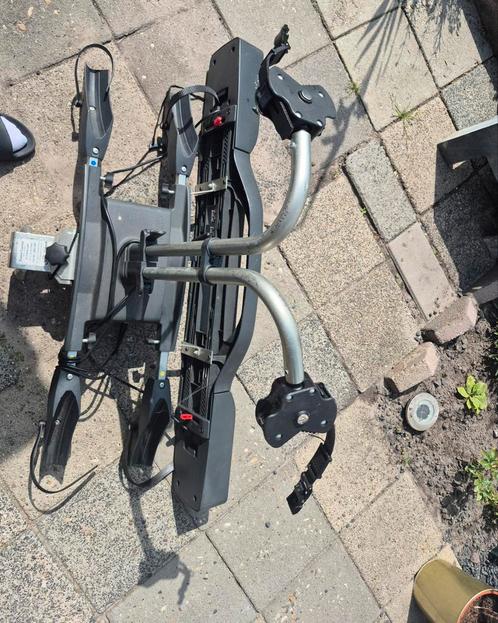 Fietsendrager trekhaak - 2 fietsen (ook elektrisch), Auto diversen, Fietsendragers, Gebruikt, Trekhaakdrager, 2 fietsen, Elektrische fiets