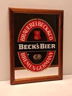 Vintage Spiegel advertentie van Beck's Bier, Ophalen of Verzenden, Gebruikt, Reclamebord, Plaat of Schild, Overige merken