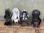 Te koop 4 kinderzitjes fietsstoeltjes Bobike Polisport, Ophalen of Verzenden, Gebruikt