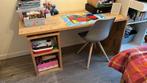 Bureau steigerhout, Huis en Inrichting, Ophalen, Zo goed als nieuw, Bureau