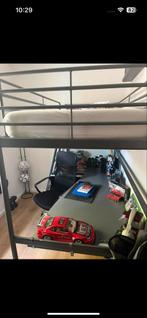 Hoogslaper met bureau, Huis en Inrichting, Ophalen, Eenpersoons, 210 cm, Zo goed als nieuw
