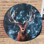 Fotopaneel rond hert 100 cm, Ophalen, Schilderij, 75 cm of meer