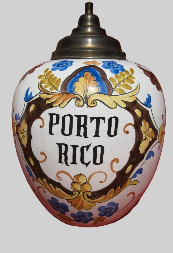 PORTORICO ceramique tabakspot, Antiek en Kunst, Antiek | Keramiek en Aardewerk, Ophalen