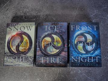Snow Like Ashes #1-3, Sara Raasch, hardbacks, Engels beschikbaar voor biedingen