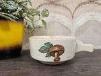 Vintage soepkom California champignon retro servies, Huis en Inrichting, Keuken | Servies, ., Ophalen of Verzenden, Zo goed als nieuw