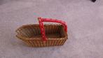 oud retro mandje voor wijnfles, Ophalen of Verzenden, Overige typen