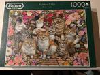 Katten falcon puzzel 1000 stukjes, Hobby en Vrije tijd, Ophalen of Verzenden, 500 t/m 1500 stukjes, Zo goed als nieuw