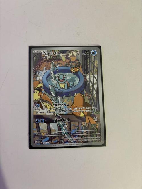 Squirtle 148/142 | Stellar Crown, Hobby en Vrije tijd, Verzamelkaartspellen | Pokémon, Nieuw, Losse kaart, Ophalen of Verzenden