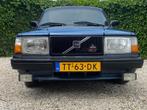 Volvo 240 2.3 GLT AUT K6 1988 Blauw, automaat, airco, Auto's, Volvo, Automaat, 4 cilinders, Blauw, 1317 kg